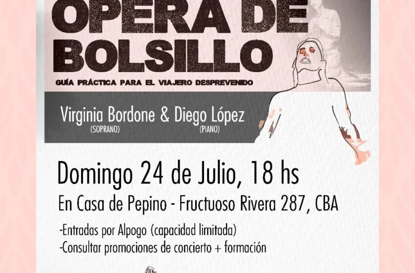  Que hacer en vacaciones Córdoba 2022  Virginia Bordone (soprano) & Diego Lopez (piano)