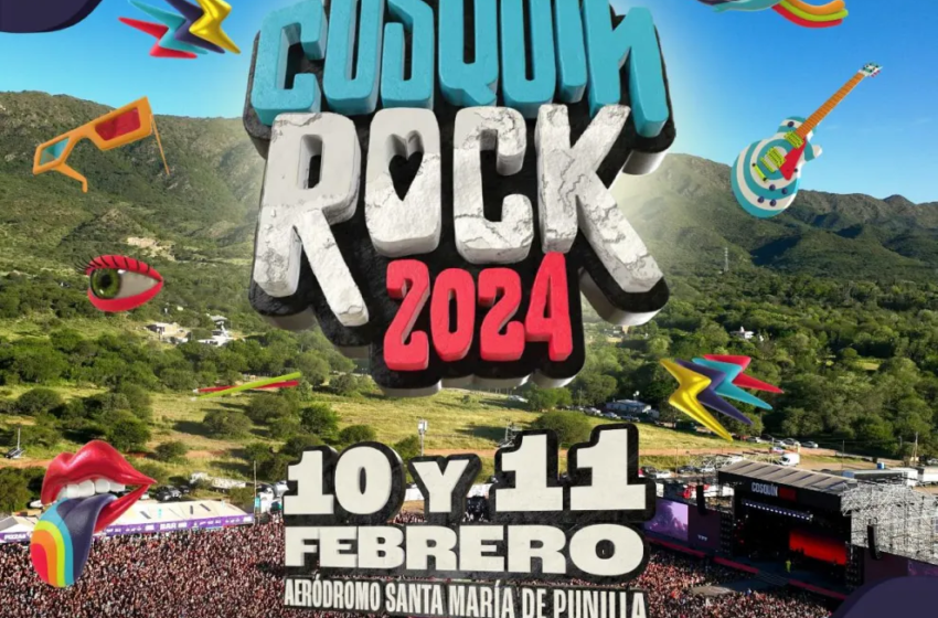  Cosquin Rock 2024: Conoce la grilla de artistas